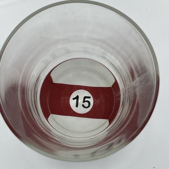 Vintage MCM Pool Balls Cocktail Drinking Glasses By Luminarc Set Of 4 France - Picture 3 of 10